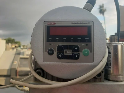 Kelvin 50 HP hydraulic pumping system, controls, HYDAC Contamination Sensor cart
