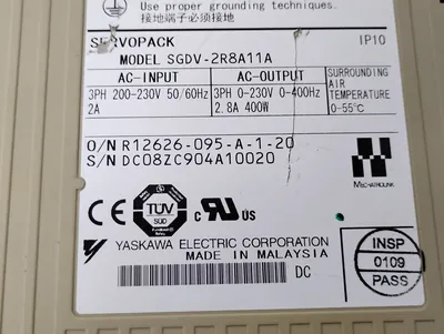 USED YASKAWA SGDV-2R8A11A