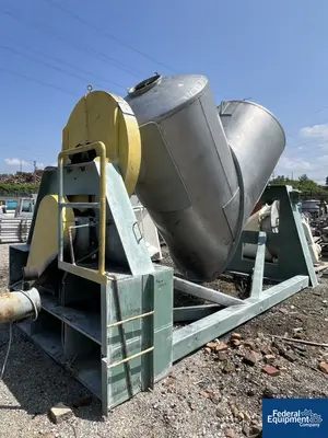 USED Gemco 300 Cu Ft Gemco Twin Shell Blender, S/S