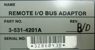 USED CINCINNATI MILACRON 3-531-4201A REMOTE I/O ADAPTOR REV B/D 35314201A