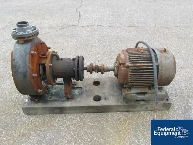 Used Wanner Engineering 4" X 3" Stan-Cor Centrifugal Pump, Type A40, KYNAR Pumps Ohio US | Federal Equipment Company #125965