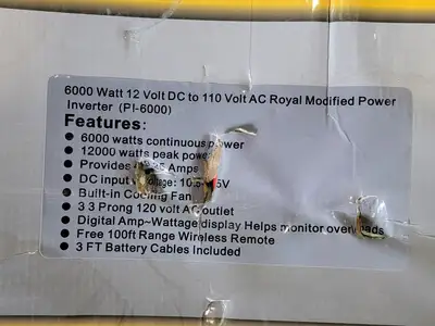 NEW ROYAL POWER PI-6000