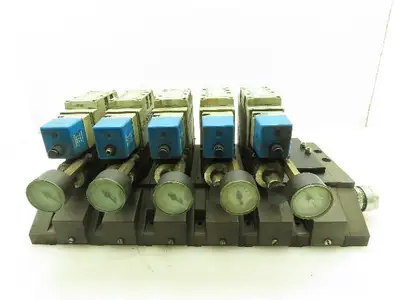 Numatic I23BA400MP00061 Pneumatic Solenoid Valve Assy 24V w/I23RS100JP00000 Reg.