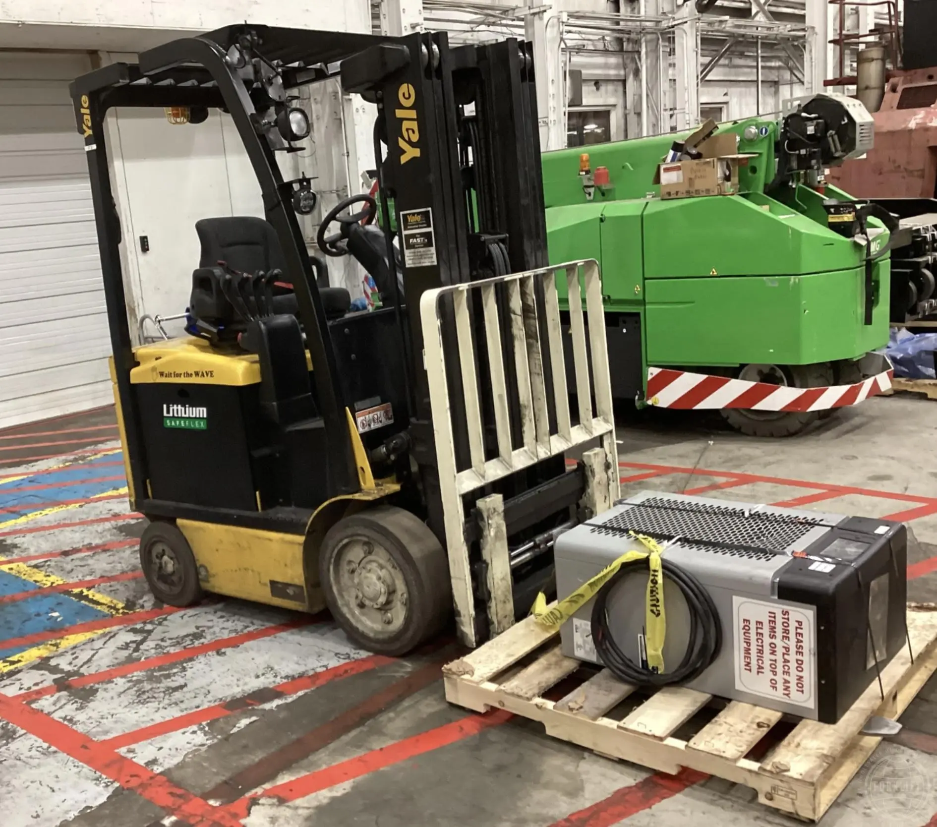 Used 2021 YALE ERC050VGN 4-Wheel Sit down Electric Counterbalance Forklifts Illinois US | Forklift Exchange #1274587