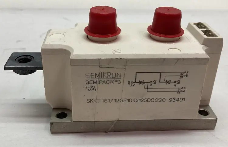 Used SEMIKRON SKKT161/12GE104X125DC020 Miscellaneous Equipment (Electrical & Power) | Surplus Asset Holdings #1196797