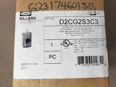 New | in-Stock 2014 KILLARK D2CG2S3C3 Relays & Switches British Columbia CA | Lenmark #367258