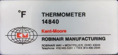 USED ROBINAIR 14840 THERMOMETER