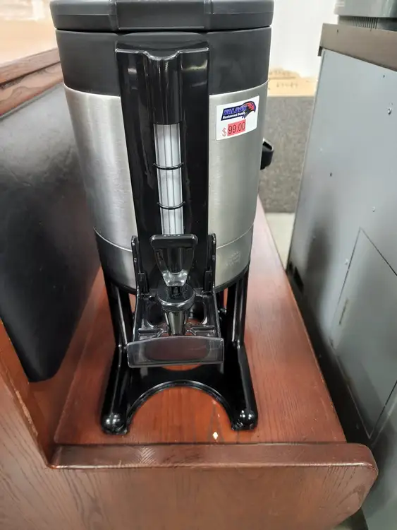 Used FalconRestaurantSupply Used Service Ideas GIU1GV2 1 gal Thermal Coffee Satellite - Brushed Finish - Used Coffee Equipment Illinois US | Falcon Restaurant Supply #1376855