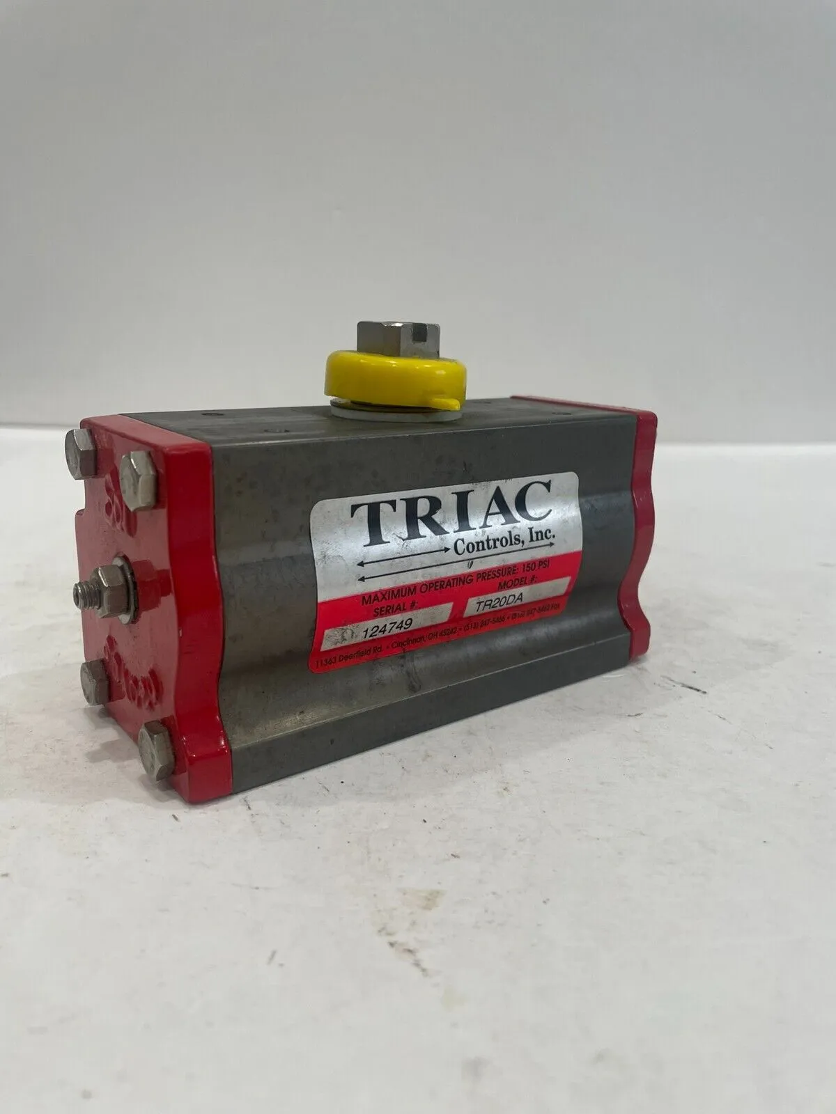 NEW TRIAC CONTROLS TR20DA RACK & PINION ACTUATOR