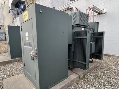 3000 kVA Oil-Filled ONAN/ONAF Transformer, HV. 13800, LV. 2400Y/1385