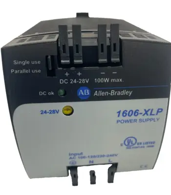 ALLEN BRADLEY 1606-XLP100E POWER SUPPLY SER. A 1606XLP100E NEW, SURPLUS