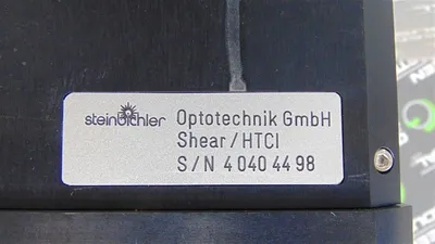 Steinbichler MR200454 Optotechnik Shear/HTCI Measuring Head Used