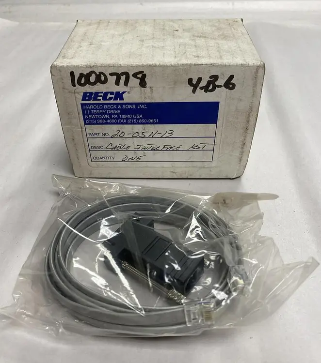 New | in-Stock BECK 20-0511-13 Cable & Wire | Surplus Asset Holdings #1226434
