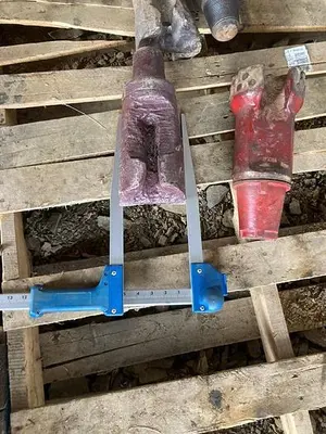 Used AFTERMARKET 5" O.D. X APPROX. 8-1/2" L. CABLE TOOL DRILLING CHISEL BIT Drills Pennsylvania US | East West Machinery & Drilling #1417239