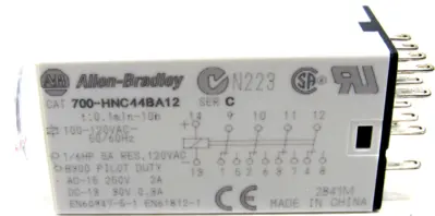 ALLEN BRADLEY 700-HNC44BA12 RELAY 700HNC44BA12 NEW, SURPLUS