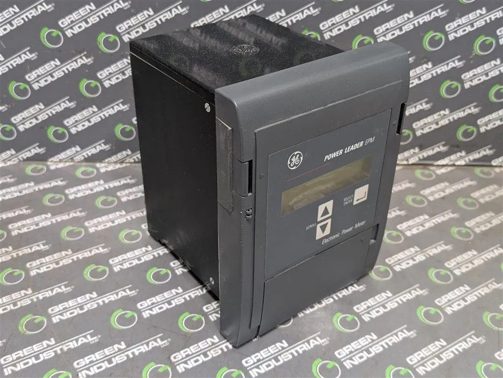 General Electric PLE3ESBG02 Power Leader EPM Electronic Power Meter Used