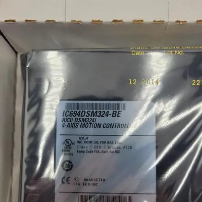 New | in-Stock GE GE IC694DSM324-BE RX3I DSM324I / 4 AXIS MOTION CONTROLLER - NEW & ORIGINAL PACKAGING Motion Controls | ND Industrial Surplus #1217965