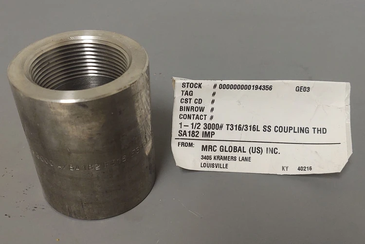 New | in-Stock OMC SA/A182F316/F316L Valves/Fittings Kentucky US | Edwards Industrial Repair #975135