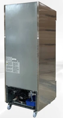 171-0099 28” Stainless Steel 1 Door Self Contained Reach In Freezer