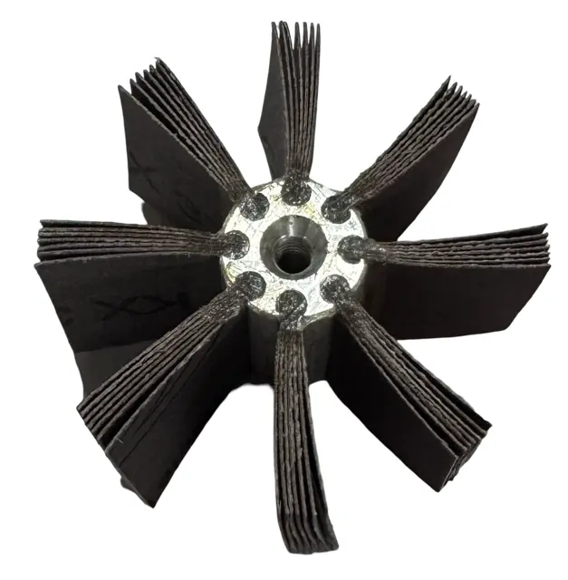 Merit 2-3/4" x 1-1/2" Bore Polisher 240 Grit Very Fine Aluminum Oxide