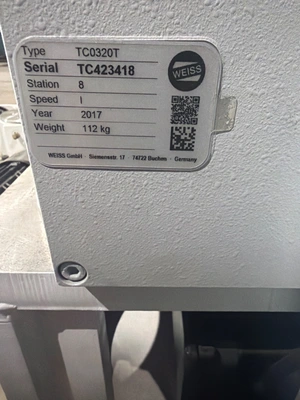 Used 2017 WEISS GMBH TC0320T Rotary Tables Michigan US | iGAM Industrial Marketplace #1309548