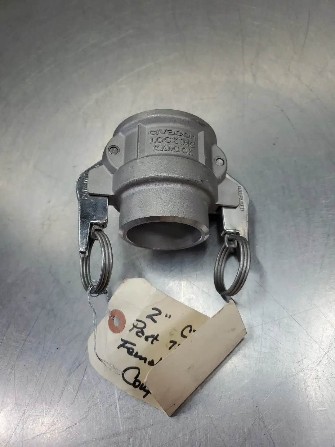 KAMLOK 733-BL SST Female Butt-Weld Coupling, 2" 6E-8