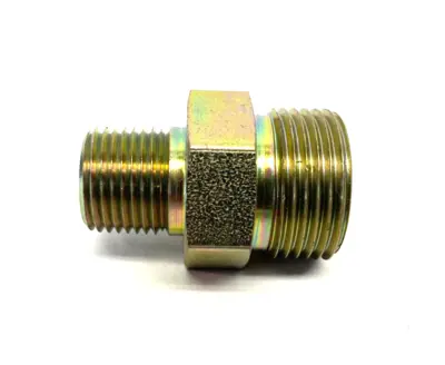 USED PARKER SEAL-LOK ORFS STRAIGHT MALE CONNECTOR 3/4" TO 1/2"-14 NPT