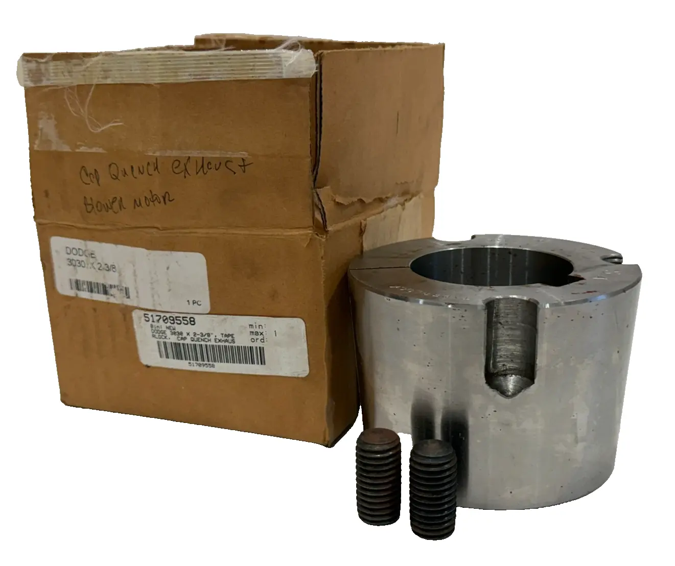 NEW DODGE 3030 X 2-3/8" TAPERED BLOCK BUSHING