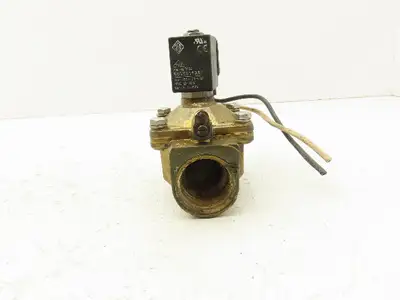 Granzow 21WN6KB250MR Brass Solenoid Valve 2-Way 1" NPT 120V Normally Closed
