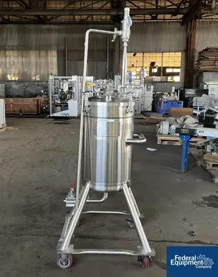 Used GS Stainless, Inc. 100 Liter GS Stainless Receiver Tank, S/S, 15# Stainless Steel Tanks Ohio US | Federal Equipment Company #126686