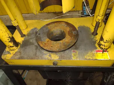 CAT CRIMPUTER HOSE CRIMPING & COUPLING PRESS , WITH TOOLING DIES & ENERPAC HYDRUALIC UNIT: YOBRO #24865