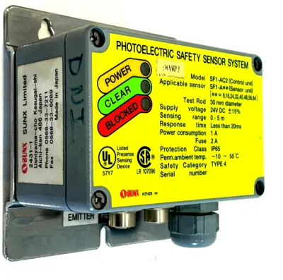 NEW SUNX SF1-AC2 PHOTOELECTIRC SAFETY SENSOR SYSTEM SF1AC2