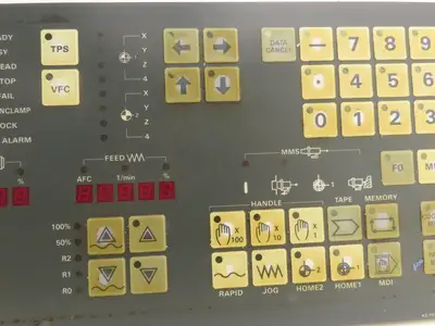 Mitsubishi Mazak KS-YZ402A-0 HMI Printed Circuit Operator Control Board