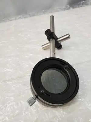 MELLES GRIOT ROTATION MOUNT WIHT OPTICAL POST AND NEW FOCUS 9935