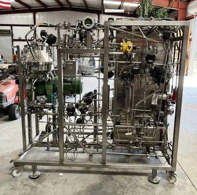 Westfalia CSC 6-06-476 hydro-hermetic clarifier skid, 316L SS.