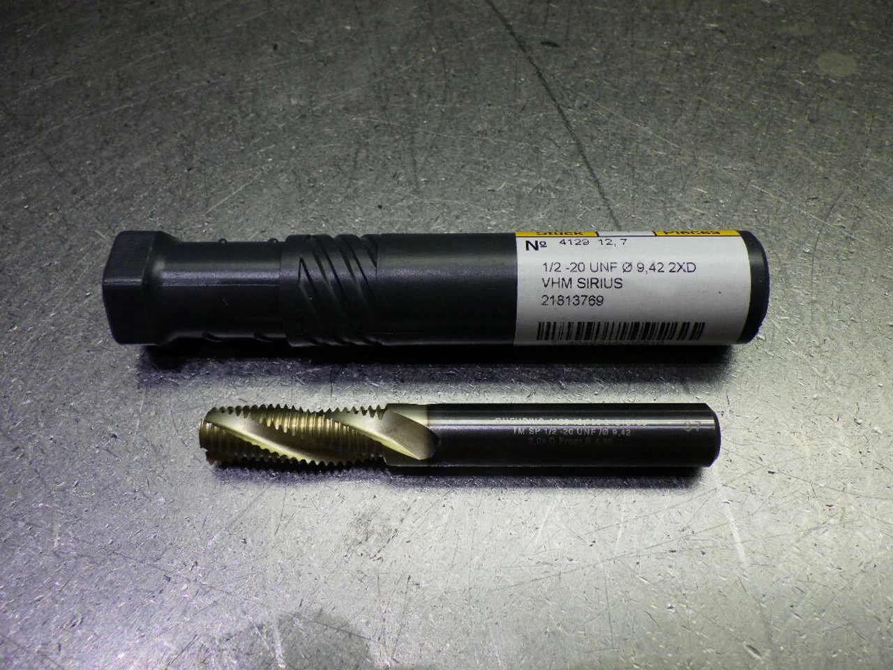 Guhring 1/2-20 UNF 3 Flute Carbide Helical Thread Mill 9041290127000 (LOC953A)