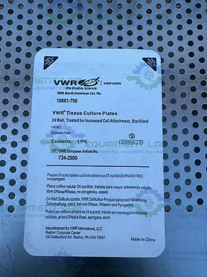 New | in-Stock CASE OF 50 - VWR 10861-700 TISSUE CULTURE PLATES 24 WELL, STERILIZED Supplies and Labware California US | Equipment Lab #488653