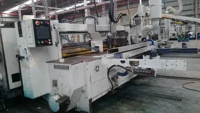66″ x 115″ Koppers 3 color Rotary Die Cutter with Stacker