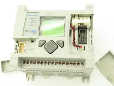 Allen Bradley 1763-L16DWD PLC MicroLogix 1100 16 Point Controller Ser B FW 14