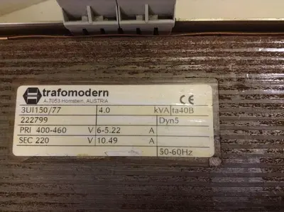 USED TRAFOMODERN 3UI150/77
