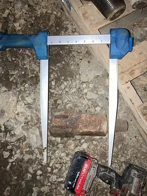 Used AFTERMARKET 3-7/10" X 7" CABLE TOOL BIT Other Cutting Tools Pennsylvania US | East West Machinery & Drilling #1417228