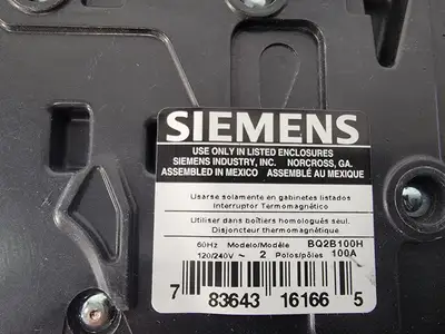 USED SIEMENS BQ2B100H