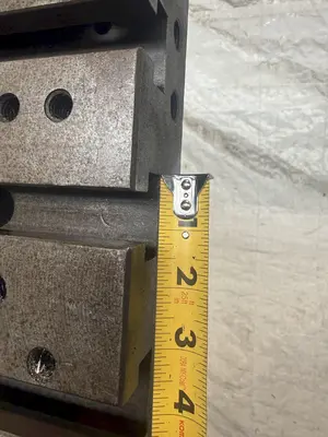 20" WIDE X 80" TALL X 24" DEEP T-SLOTTED ANGLE PLATE SET. STOCK # 0432326