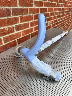 USED GMM PFAUDLER GLASS LINED ANCHOR AGITATOR IMPELLER 56" X 1.5" SPARK VOLTAGE 10000
