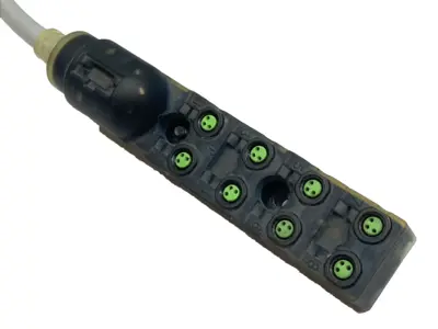 Used Murr Elektronik 3-Pole Terminal Block 8xM8 Terminal Blocks Michigan US | Maverick Industrial Sales #1401887