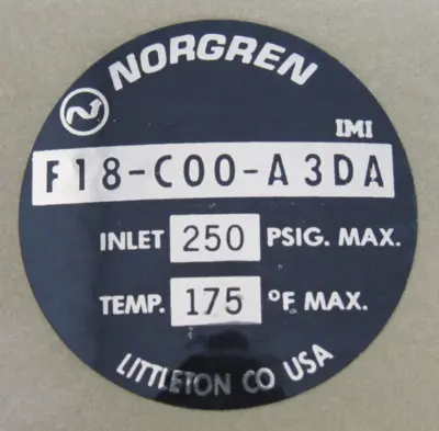 NEW NORGREN F18-C00-A3DA FILTER F18C00A3DA