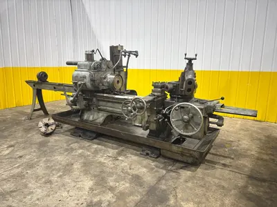 #2A WARNER & SWASEY MODEL #M-510 TURRET LATHE WITH BAR FEED: YOBRO #24459
