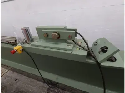 200 TON X 15' BEECHE WIRE CABLE FORCE TENSILE HYDRAULIC TEST BENCH, WITH CONTROLLER & DISPLAY, NEW 2020: YOBRO #25186