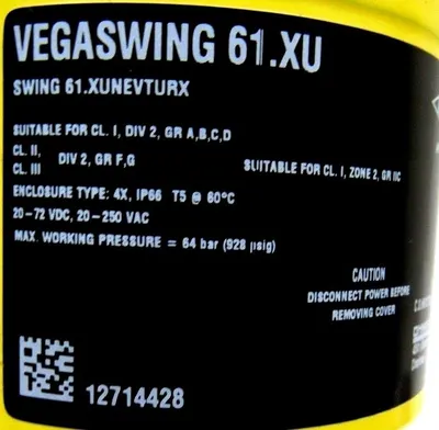 NEW OHMART VEGASWING-61.XU LEVEL SWITCH 12714428 VEGASWING61XU SWING61.XUNEVTURX