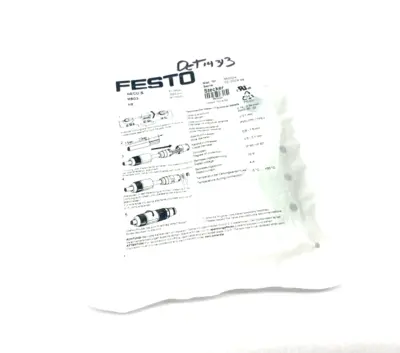 New | in-Stock FESTO FIELD WIREABLE CONNECTOR M8 3-PIN Connector Accessories | Maverick Industrial Sales #1111794